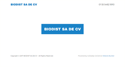 Desktop Screenshot of biodist.com